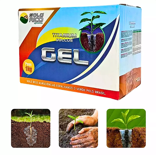 Gel de Plantio - Sollus - Titanium Gel 1Kg - Solo Rico
