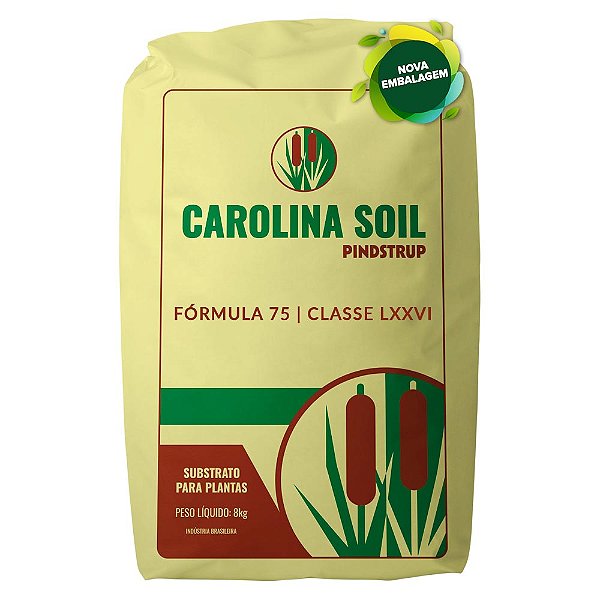 Substrato Especial Turfa e Vermiculita - Carolina Soil 75H EC 0,7 - Plantio e Germinação - 9kg