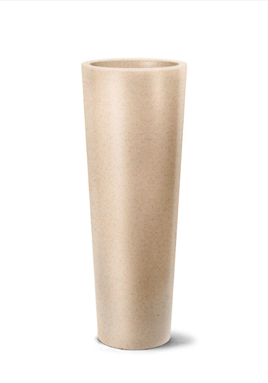 Vaso Classic Cone 85 Areia 52L - Terraza - Nutriplan