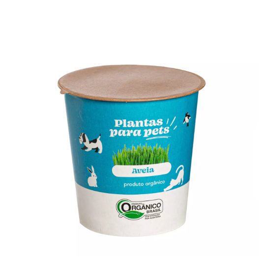 Plantas Para Pets Aveia Orgânica - Graminha Pet