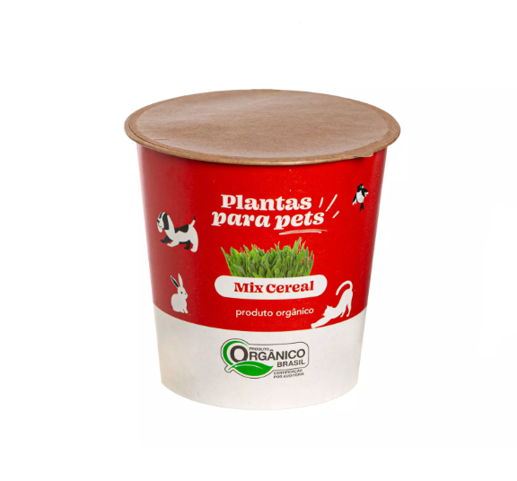 Plantas Para Pets Mix de Cereal Orgânico - Graminha Pet