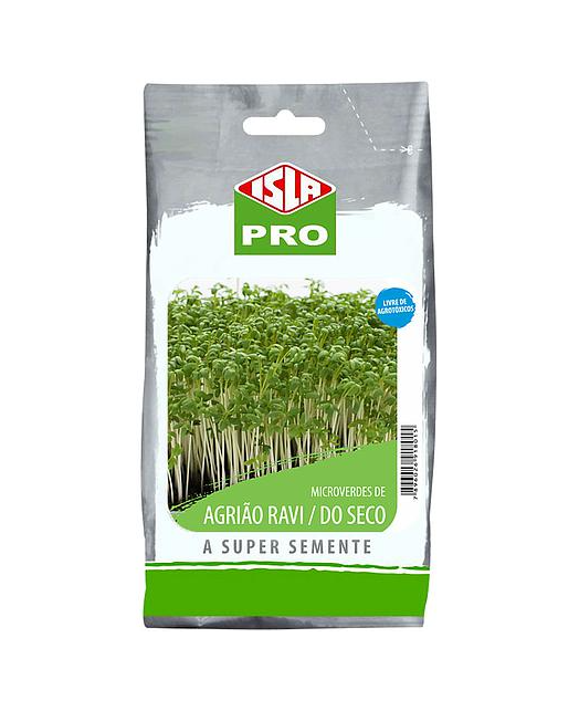 Sementes de Microverdes de Agrião Ravi do Seco 100g - Isla PRO