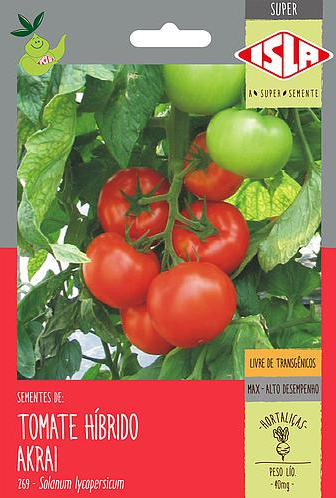 Sementes de Tomate Hibrido Akrai 40mg - Isla Super