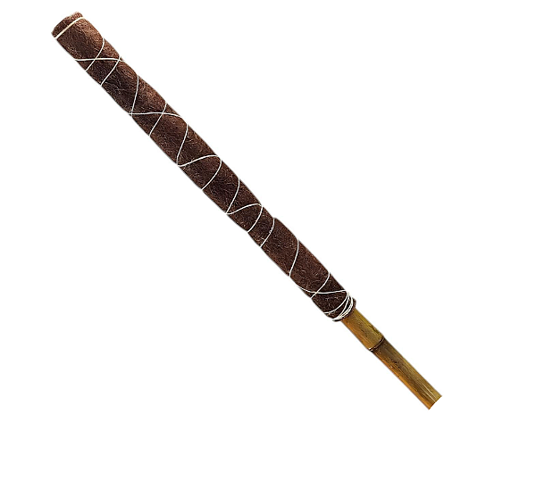 Estaca Bastão Tutor de Fibra De Coco com Bambu 80 cm