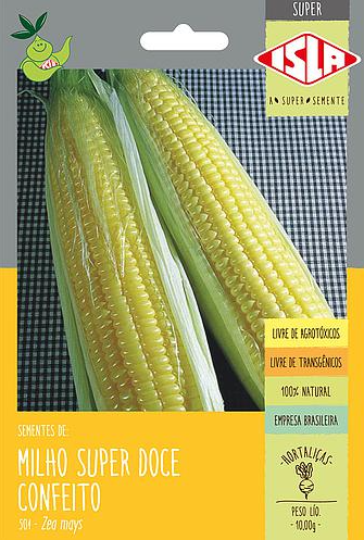 Sementes de Milho Confeito (Super Doce) -10g - Isla Super