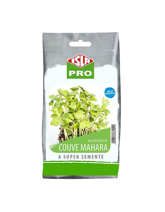 Sementes de Microverdes de Couve Mahara 100g - Isla PRO