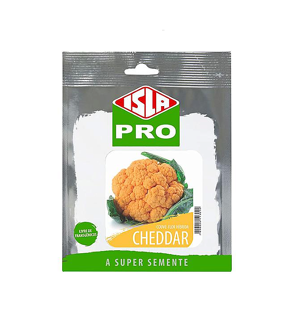 Sementes de Couve-Flor Hibrido Cheddar ( CARTELA C/50 SEMENTES ) Isla PRO