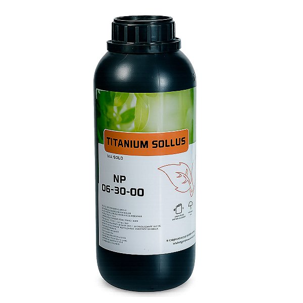 Fertilizante Titanium Sollus 06-30-00 - Fósforo Pós Plantio via Solo - Solo Rico - 1L