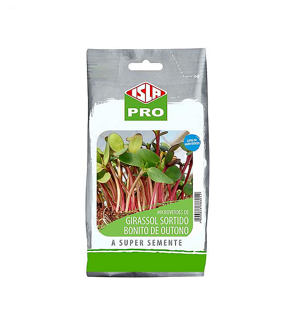 Sementes de Microverdes Girassol Sortido Bonito de Outono - 100g - Isla PRO