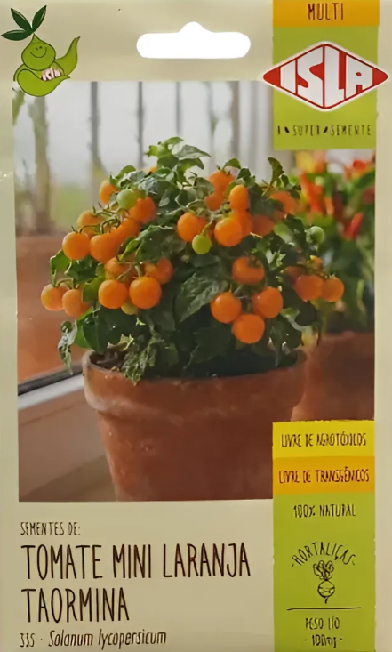 Sementes de Tomate Mini Laranja Taormina - 100mg - Isla Multi