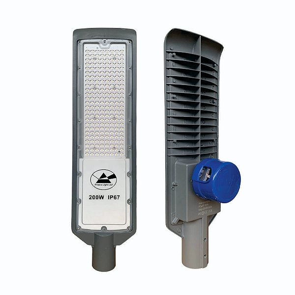 Luminaria Pública 200W SMD 121lms/W Certificada Inmetro