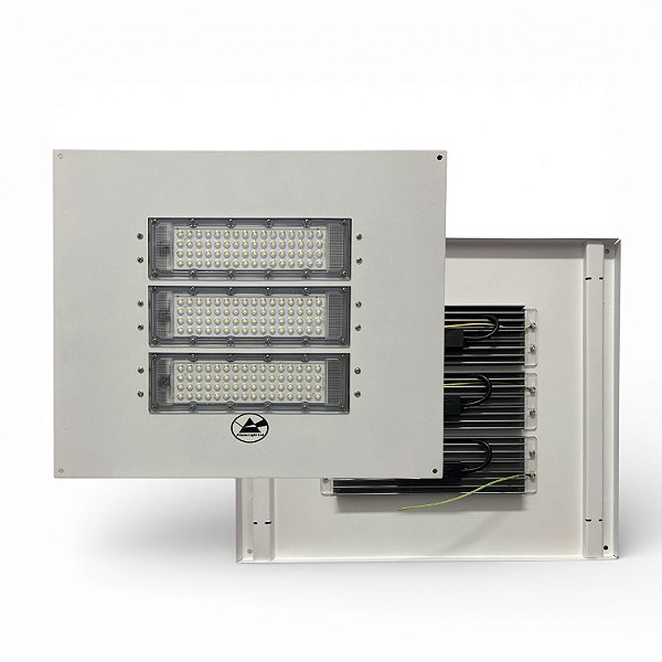 Plafon Industrial 300W Modular SMD 130lms/W Alto Fluxo