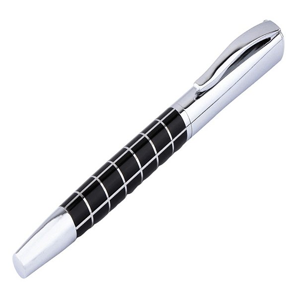 Caneta Rollerball Silver Line Black Business