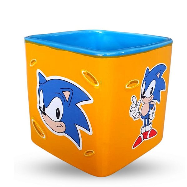 Caneca Cubo Sonic Speed - Sega