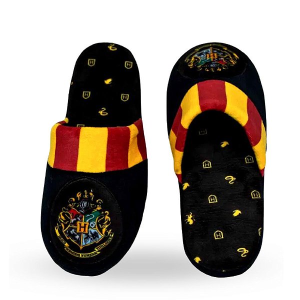 Pantufa Chinelo Brasão Hogwarts Harry Potter