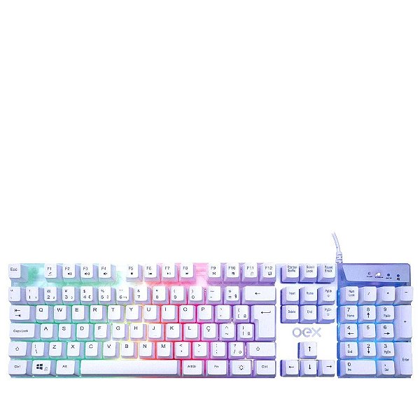 Teclado Gamer Membrana Prismatic LED Comando Sonoro Oex©