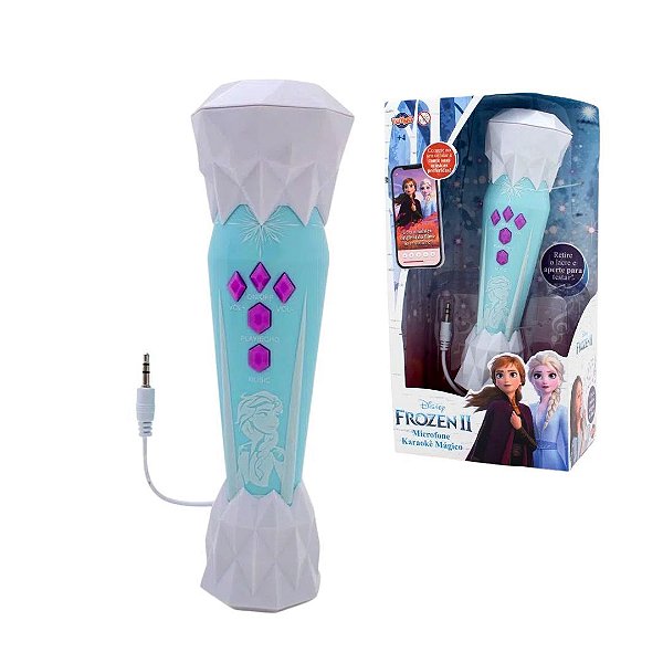 Microfone Mágico Karaokê Frozen® 2 Disney