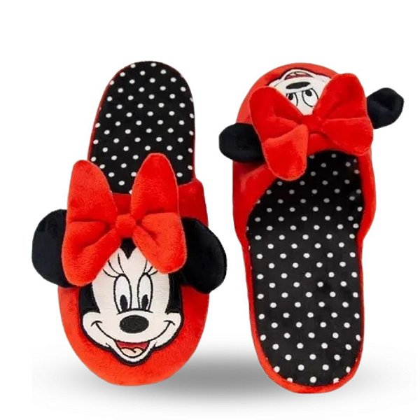Pantufa Chinelo de Quarto Minnie Risonha ©Disney
