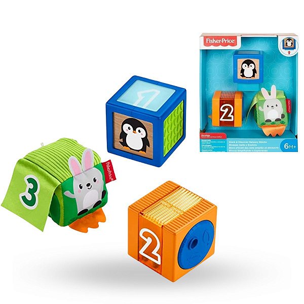 Blocos Didáticos Empilhando E Explorando Fisher-Price®