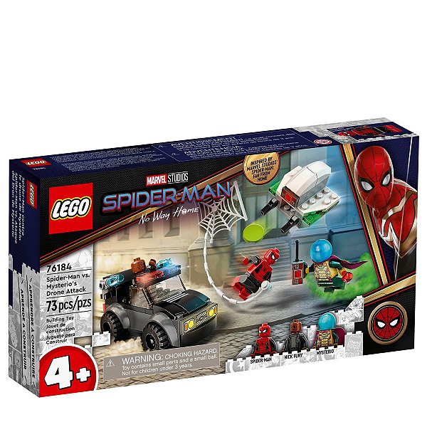 LEGO® Marvel Homem-Aranha vs. Ataque do Drone do Mysterio 76184