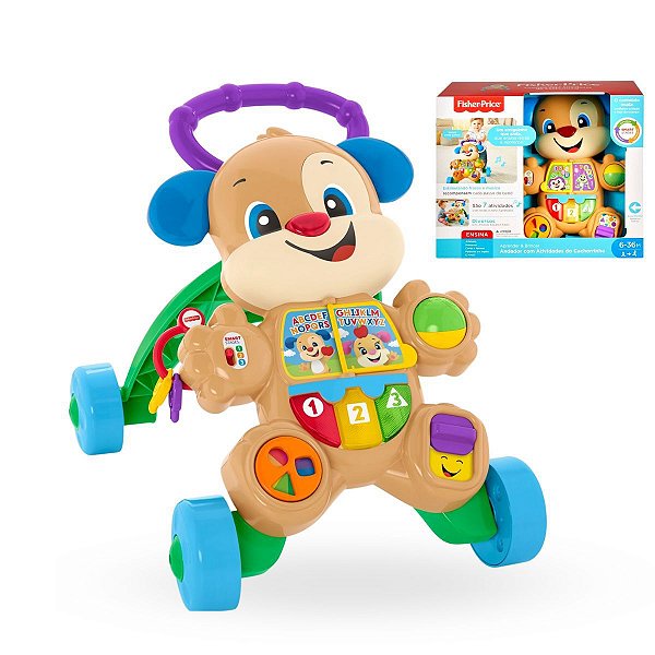 Apoiador Andador Cachorrinho  Smart Stages™- Aprender & Brincar da Fisher-Price®