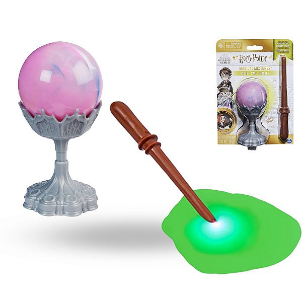 Orbe Massa Mágica e Varinha Interativa Brilha no Escuro- Harry Potter™