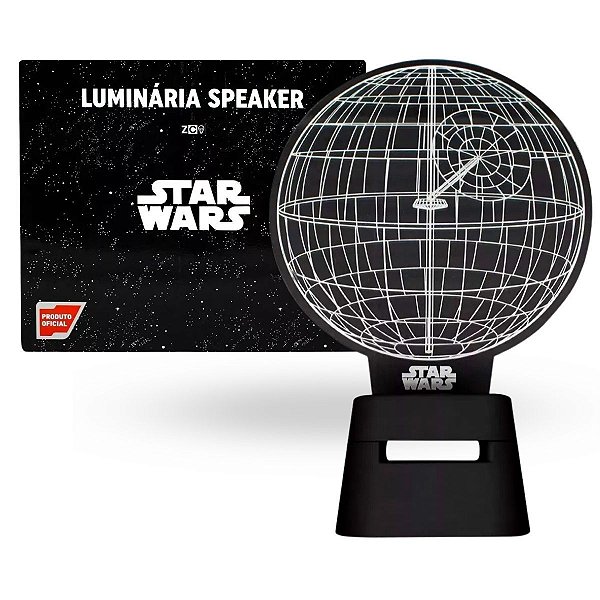 Luminária Caixa de Som Bluetooth Estrela da Morte Star Wars™