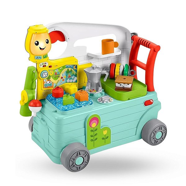 Trailer Andador Aprendizagem sobre Rodas Smart Stages™ Aprender & Brincar da Fisher-Price®