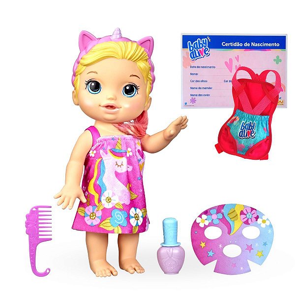 Roupa Boneca Baby Alive - Conjunto Unicórnio - Casinha 4