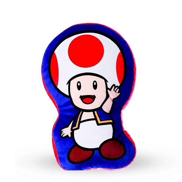 Almofada Veludo 3D Toad Super Mario™