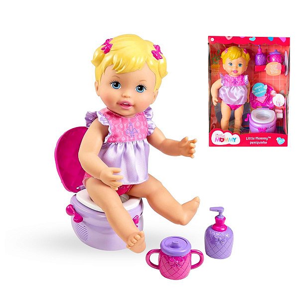 Boneca Little Mommy™ Peniquinho Tchau Tchau Fraldinha c/ Sons