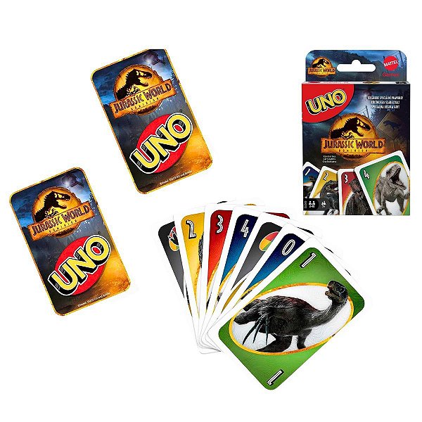 UNO® Jogo de Cartas Jurassic World Dominion