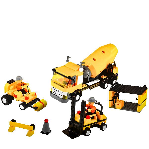 Blocos De Montar Canteiro de Obras Metrópolis - 356pcs - TUDO FAN FUN