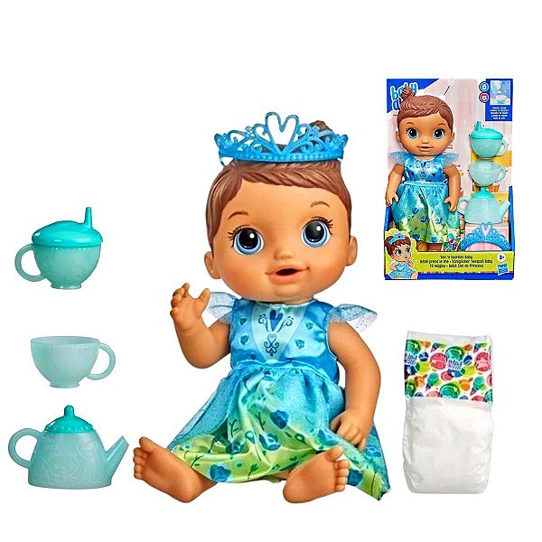 Boneca Baby Alive Chá de Princesa Morena - Hasbro©