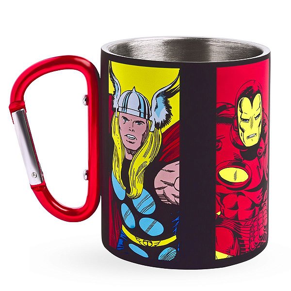 Caneca Mosquetão Marvel Comics 300ml - ©Marvel