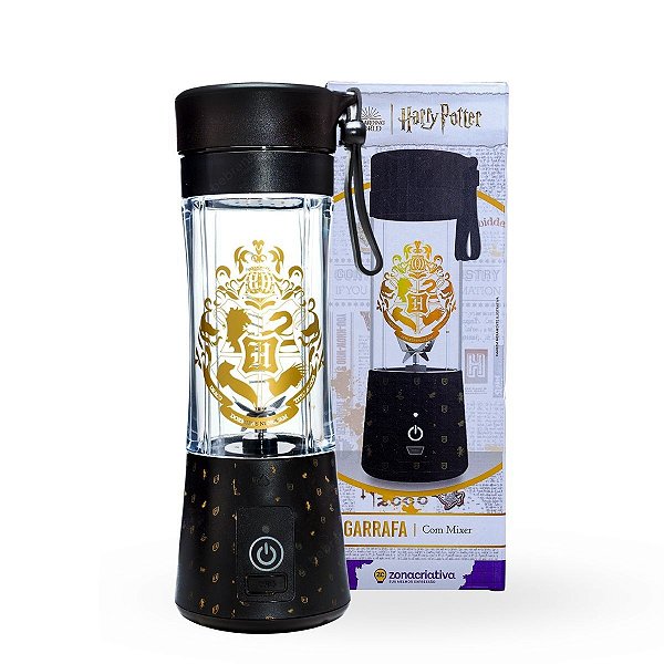 Garrafa Mixer Liquidificador S/Fio 300ml Hogwarts - Harry Potter™