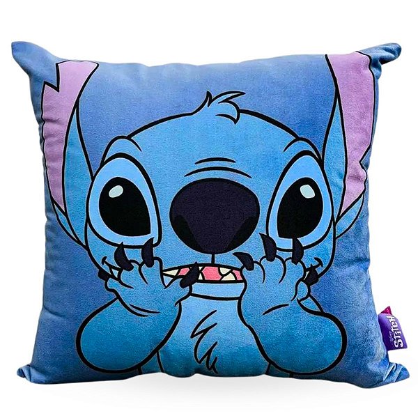 Almofada Veludo 40x40cm Stitch™ Flores - Disney