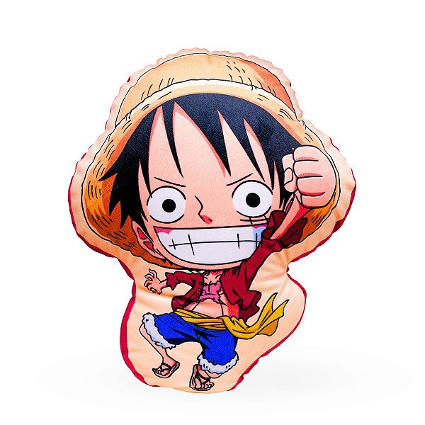 Almofada Veludo 3D Luffy - ®One Piece