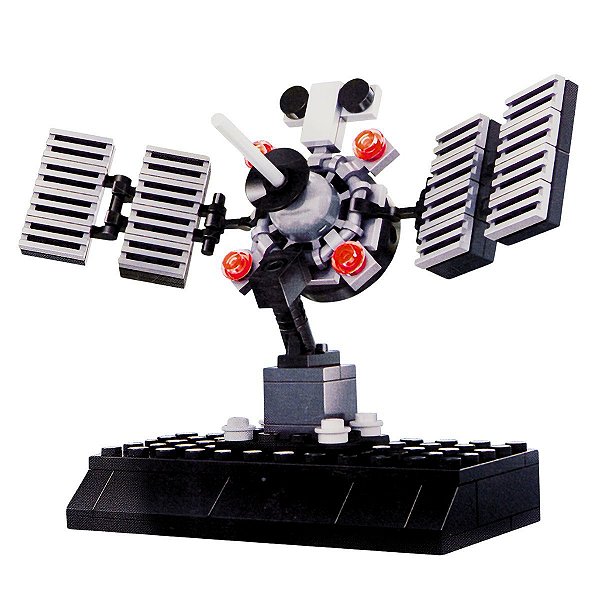 Blocos De Montar Mini Satélite Space - 90pcs - TUDO FAN FUN