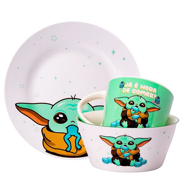 Kit Café da Manhã Baby Yoda™ - The Mandalorian Star Wars