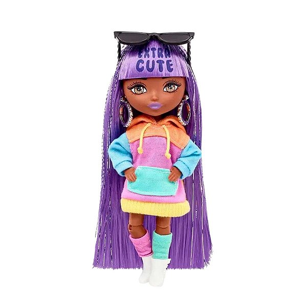 Barbie® Extra Minis™ Boneca Vestido de Moletom Cute