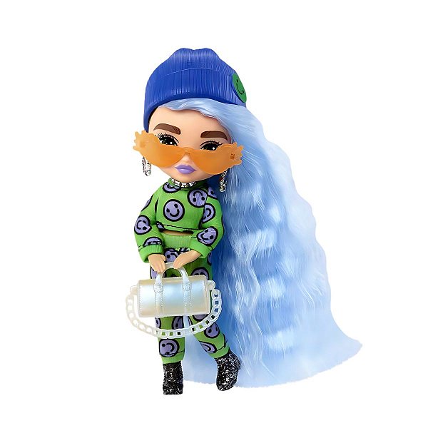 Barbie® Extra Minis™ Boneca Conjunto Verde com Emojis