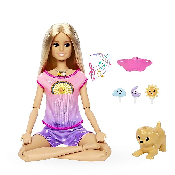 Barbie® Medite Comigo Dia & Noite c/ Luz e Som - Self Care