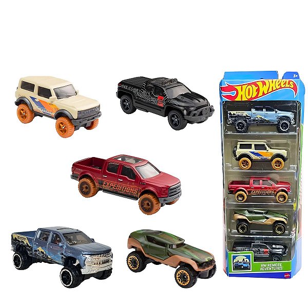 Pack 5 Hot Wheels HW Remote Adventures™ - HLY74