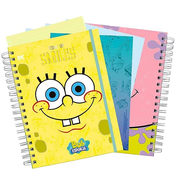 Caderno Smart Universitário Bob Esponja™ - 5123 ©Nickelodeon