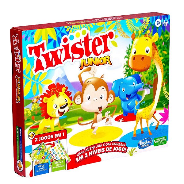 Jogo Twister Junior 2 em 1 - Hasbro Gaming