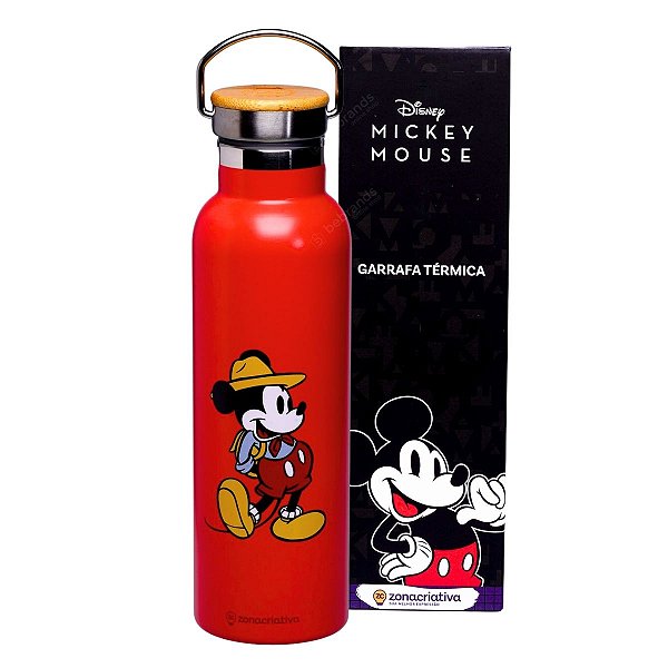 Garrafa Camp Térmica 600ml  Mickey Mouse  - ®Disney