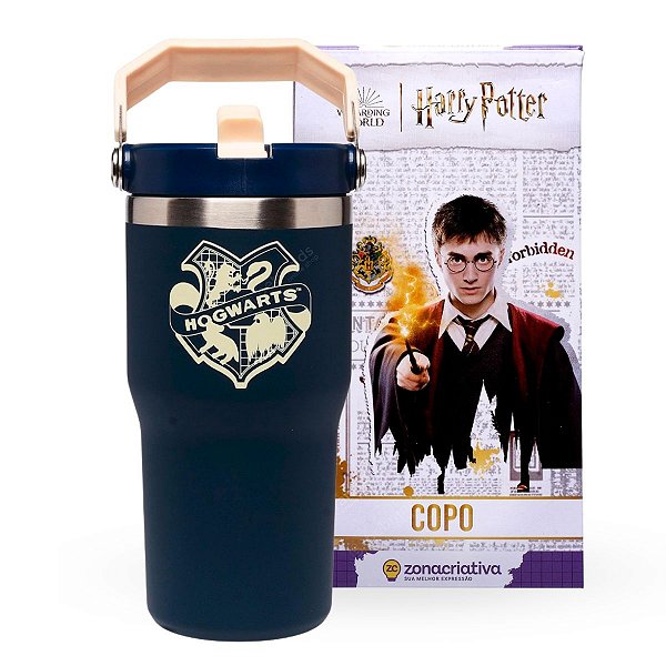 Copo Térmico Tumbler Hanger Térmica 650ml Hogwarts - Harry Potter™