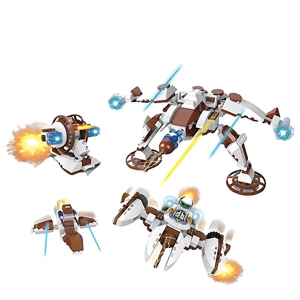 Blocos De Montar Defensores do Espaço  Space - 203pcs - TUDO FAN FUN