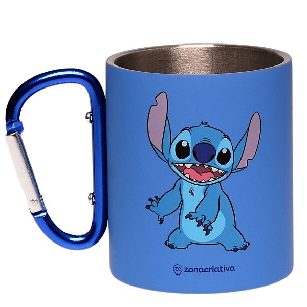 Caneca Mosquetão 300ml Stitch™ - ©Disney